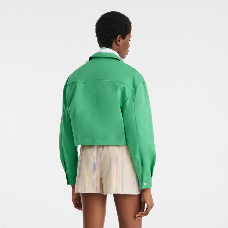 Longchamp Jacket Mint - Cotton outlook