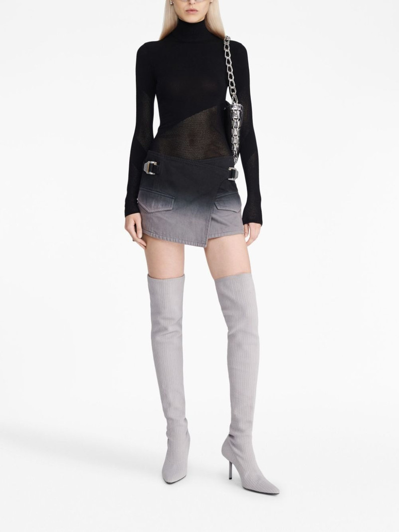 Dion Lee Helix mesh-detail knitted top outlook