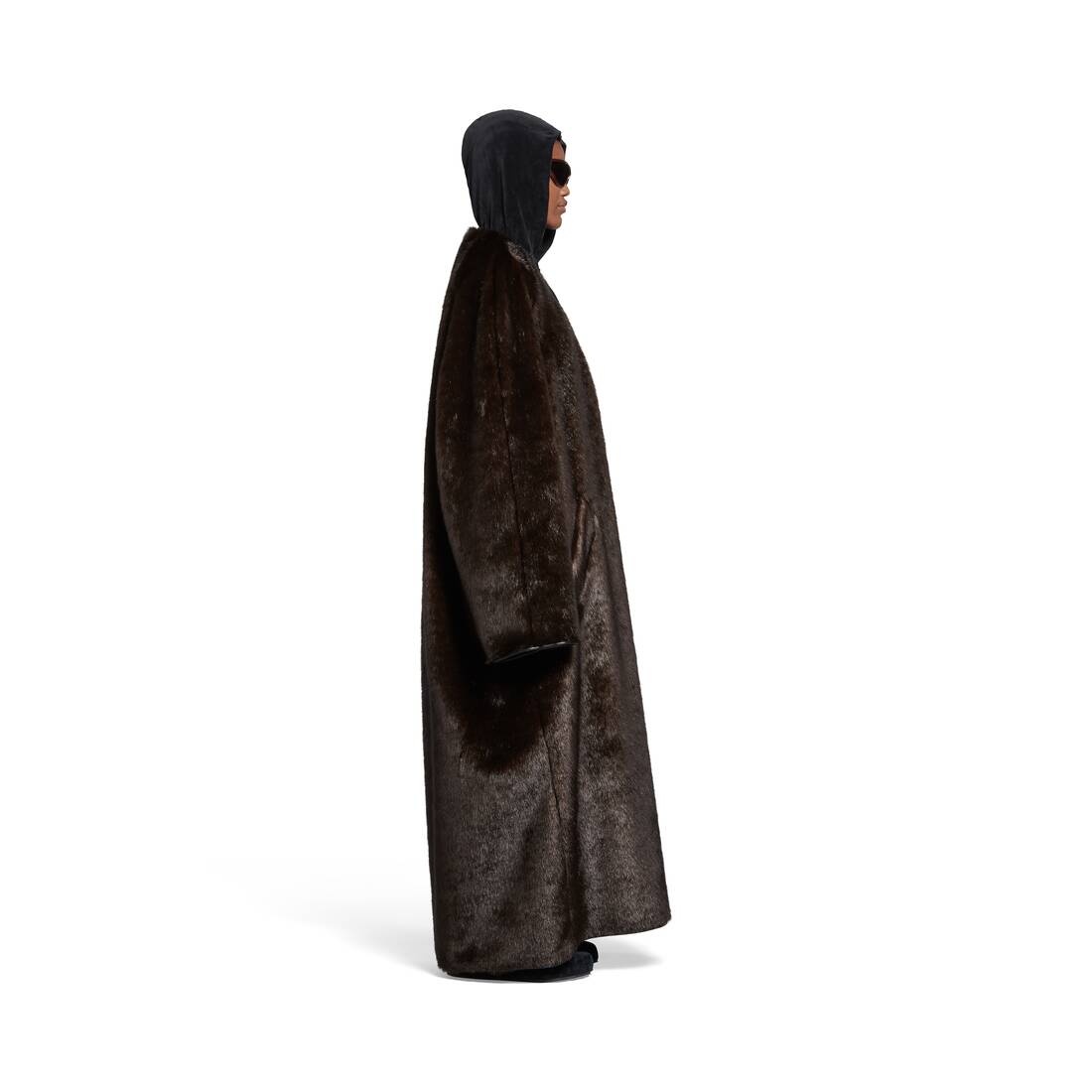 Women's Lining Coat in Brown - 3