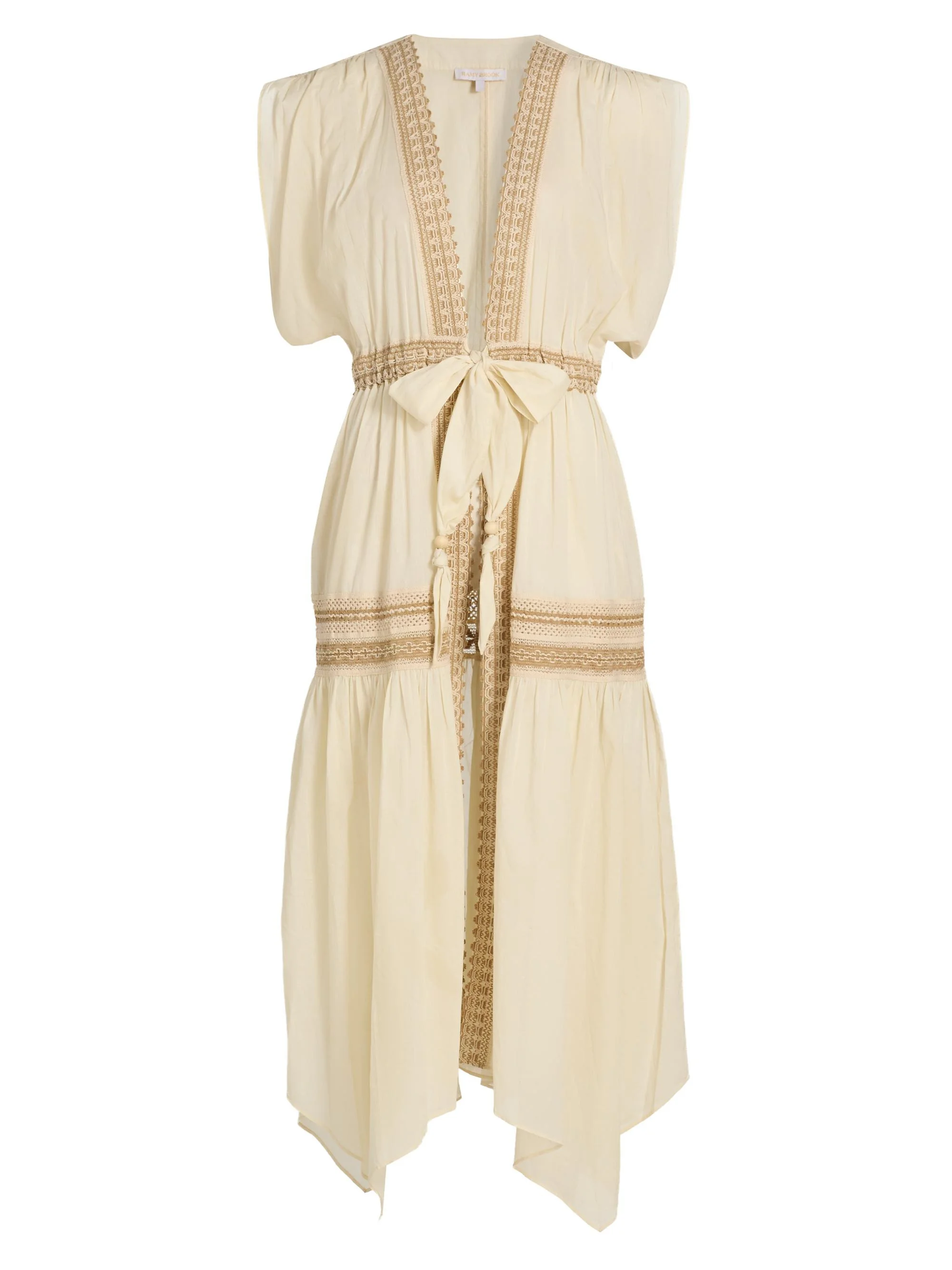 Women's Audra Cotton Cover-Up Dress - Sandstone - 1