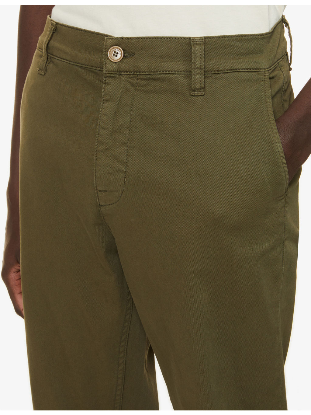 Easy Alvin regular-fit organic stretch-cotton trousers - 5