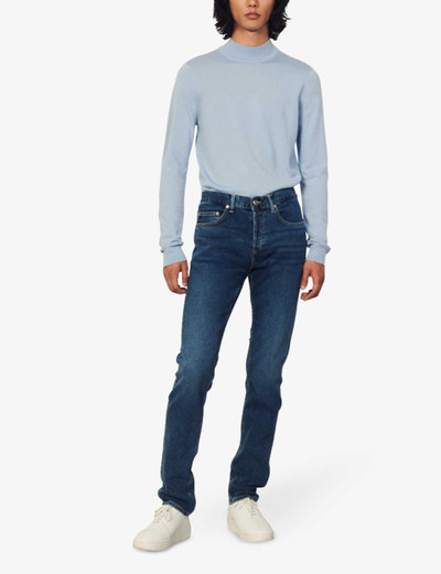 Sandro Slim-fit tapered stretch-denim jeans outlook