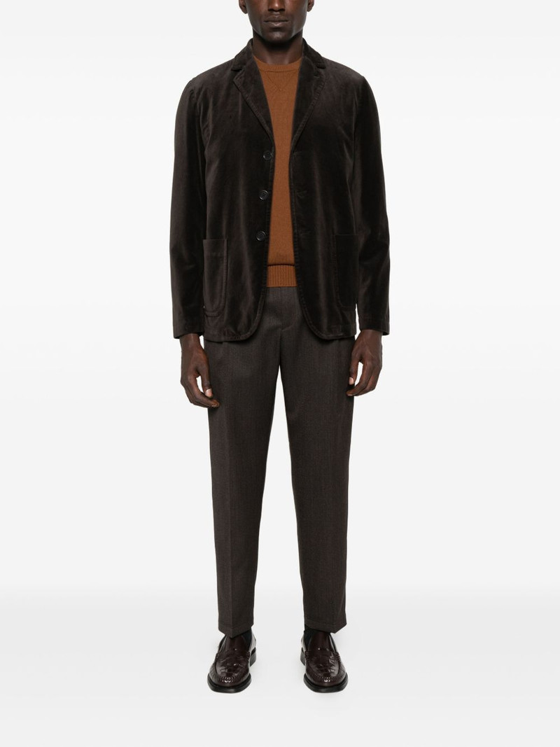Aspesi three-button patch-pocket blazer outlook