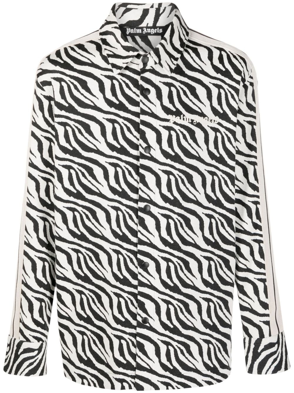 zebra-print shirt - 1