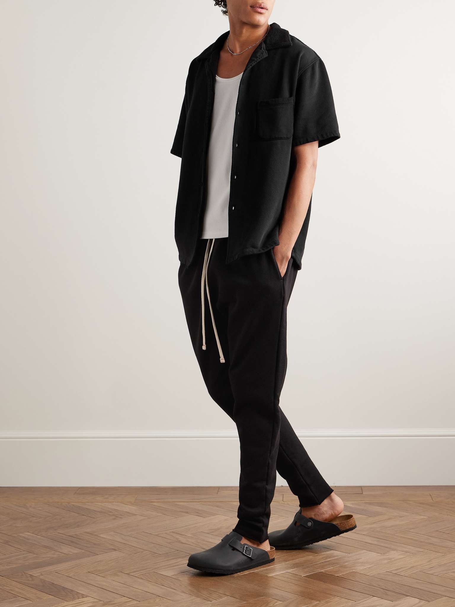Tapered Garment-Dyed Cotton-Jersey Sweatpants - 2