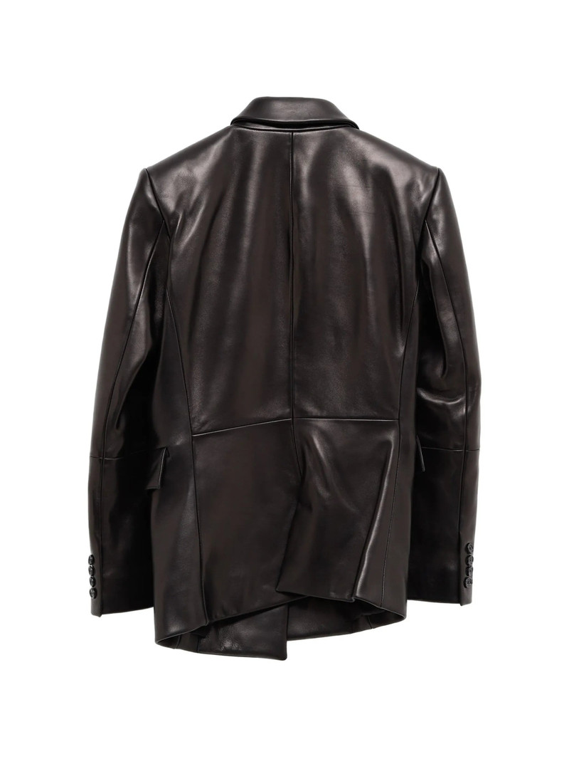 KHAITE Khaite Double-breasted Leather Blazer outlook