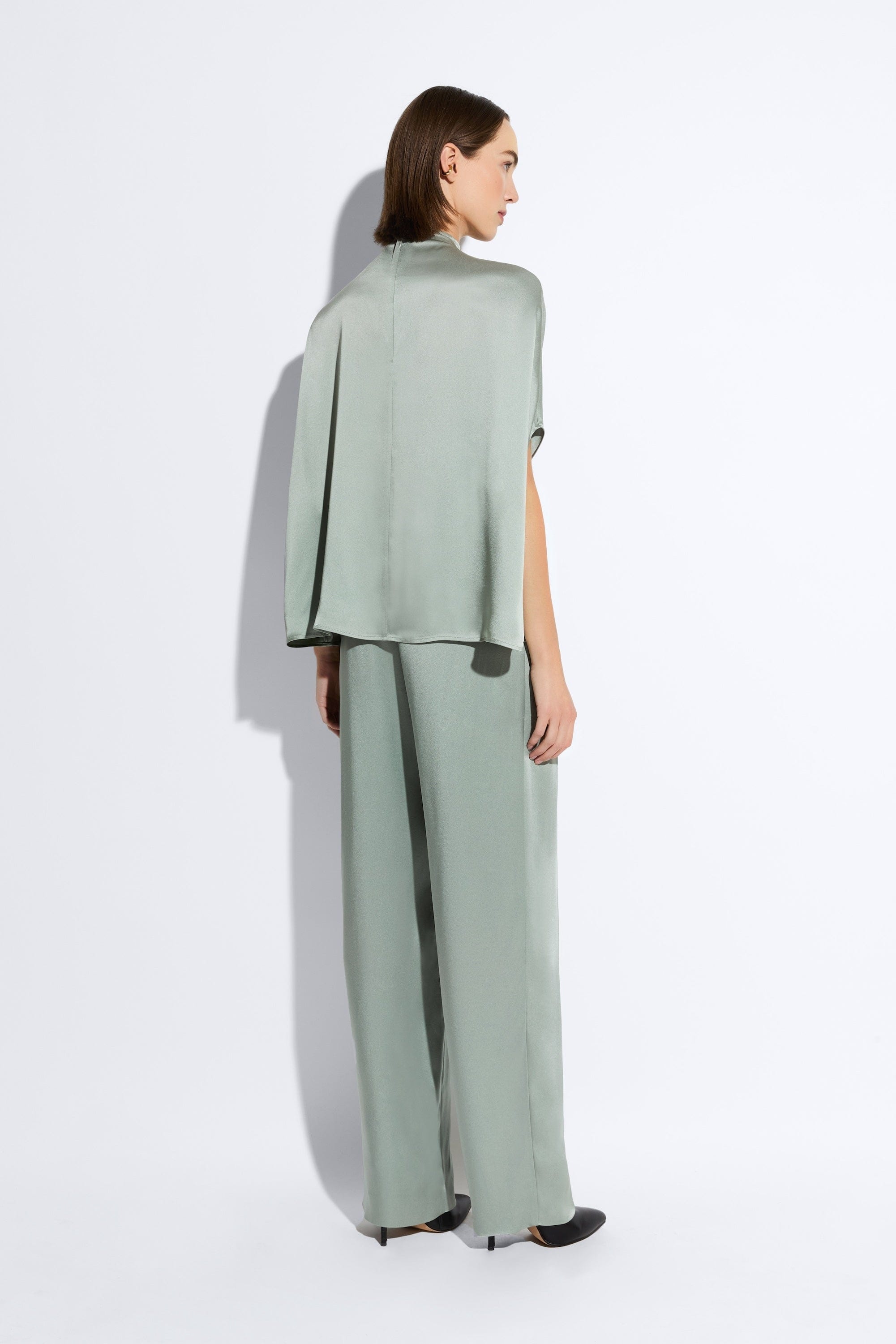 Satin Cape Tee - 3