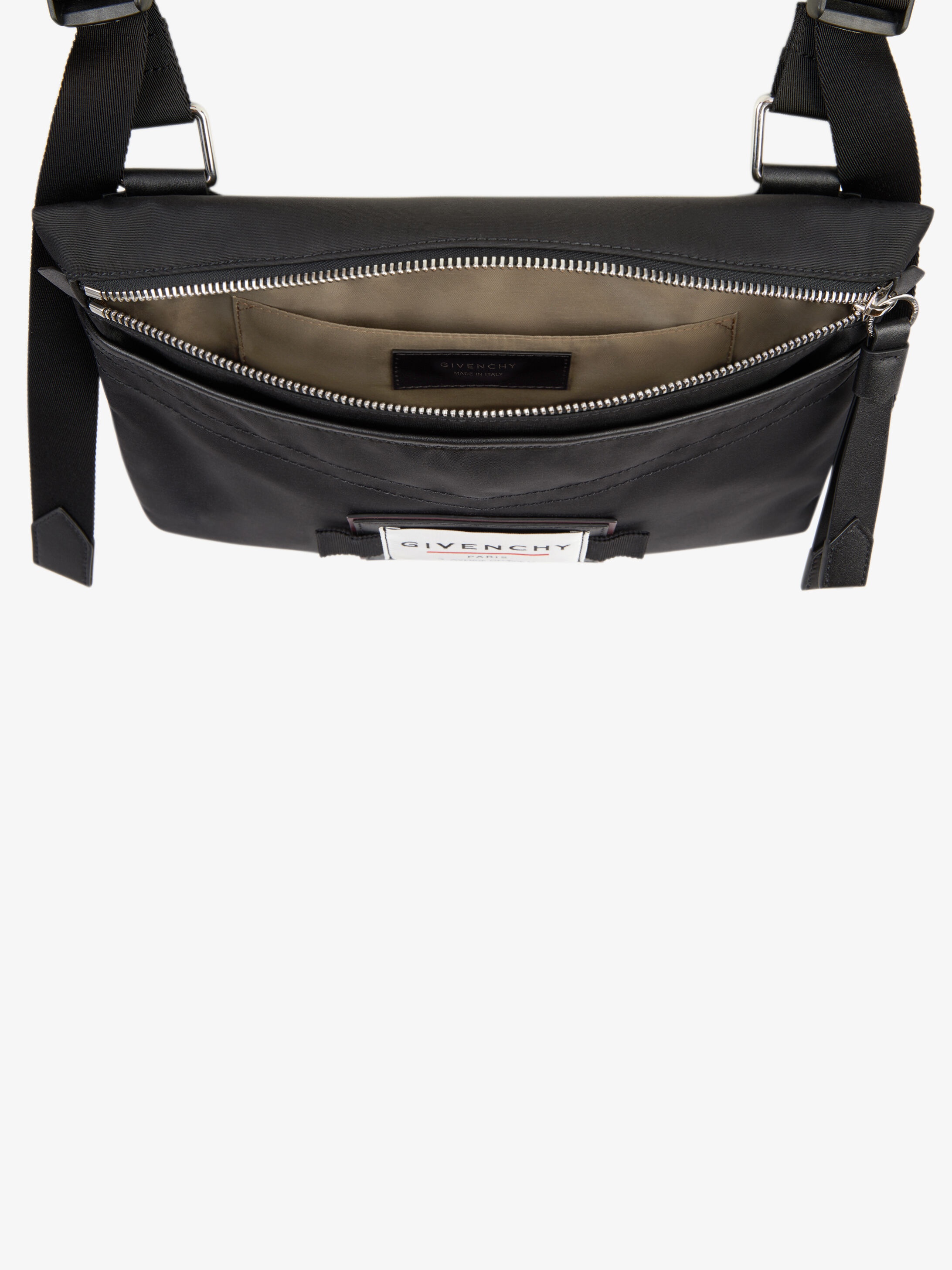 GIVENCHY Downtown flat crossbody bag in nylon - 8