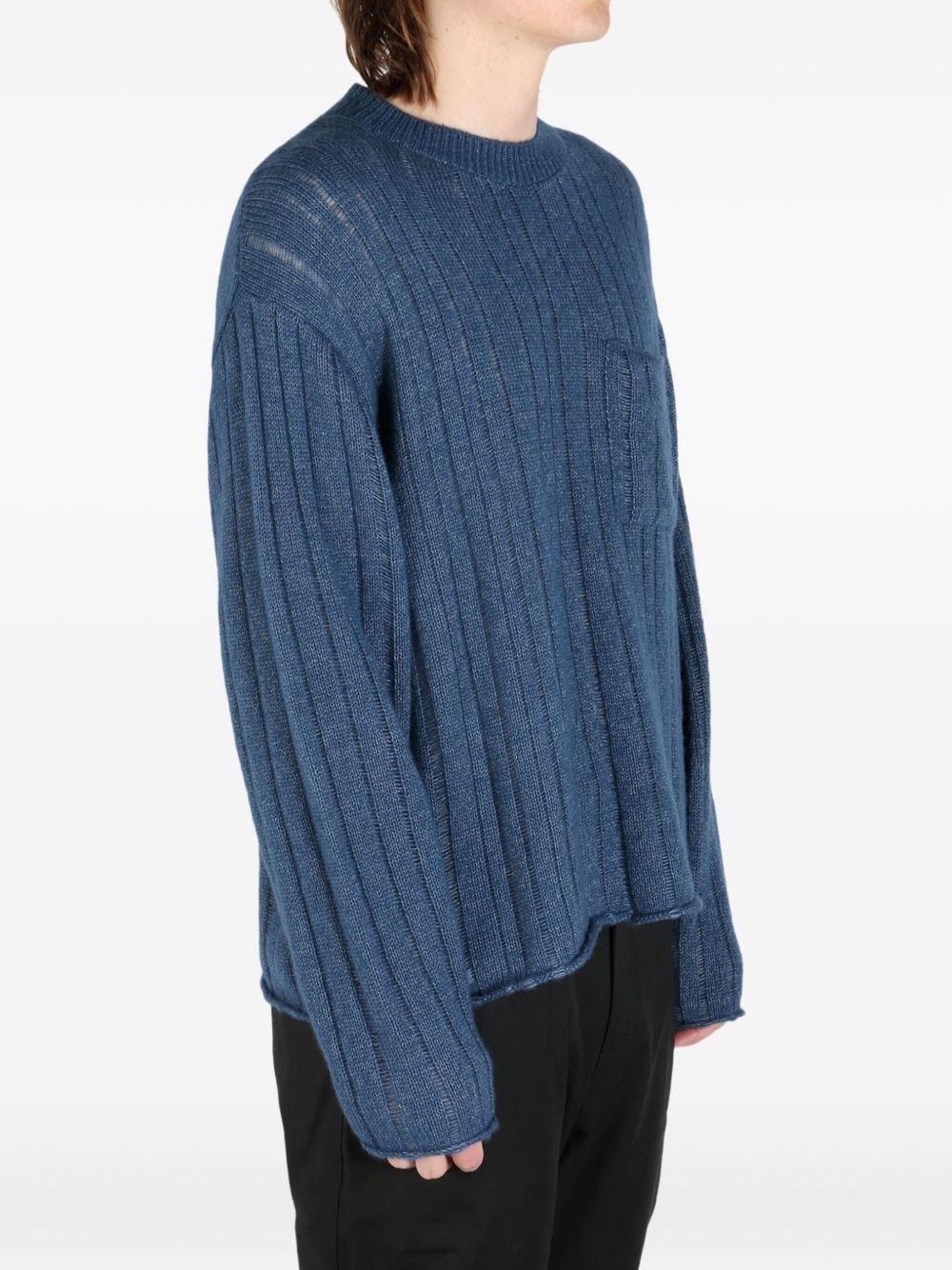 ribbed-knit sweater - 4