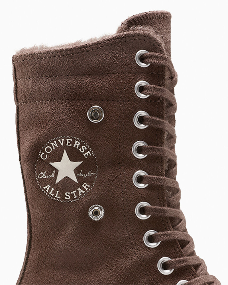 Chuck Taylor All Star Fold-Over Lift Platform XHi Faux Fur 9