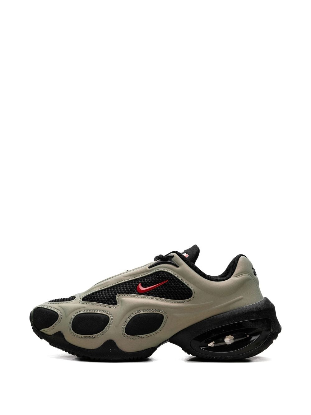 Air Max Muse "Black/University Red-Oil Green-Metallic Silver" sneakers - 5