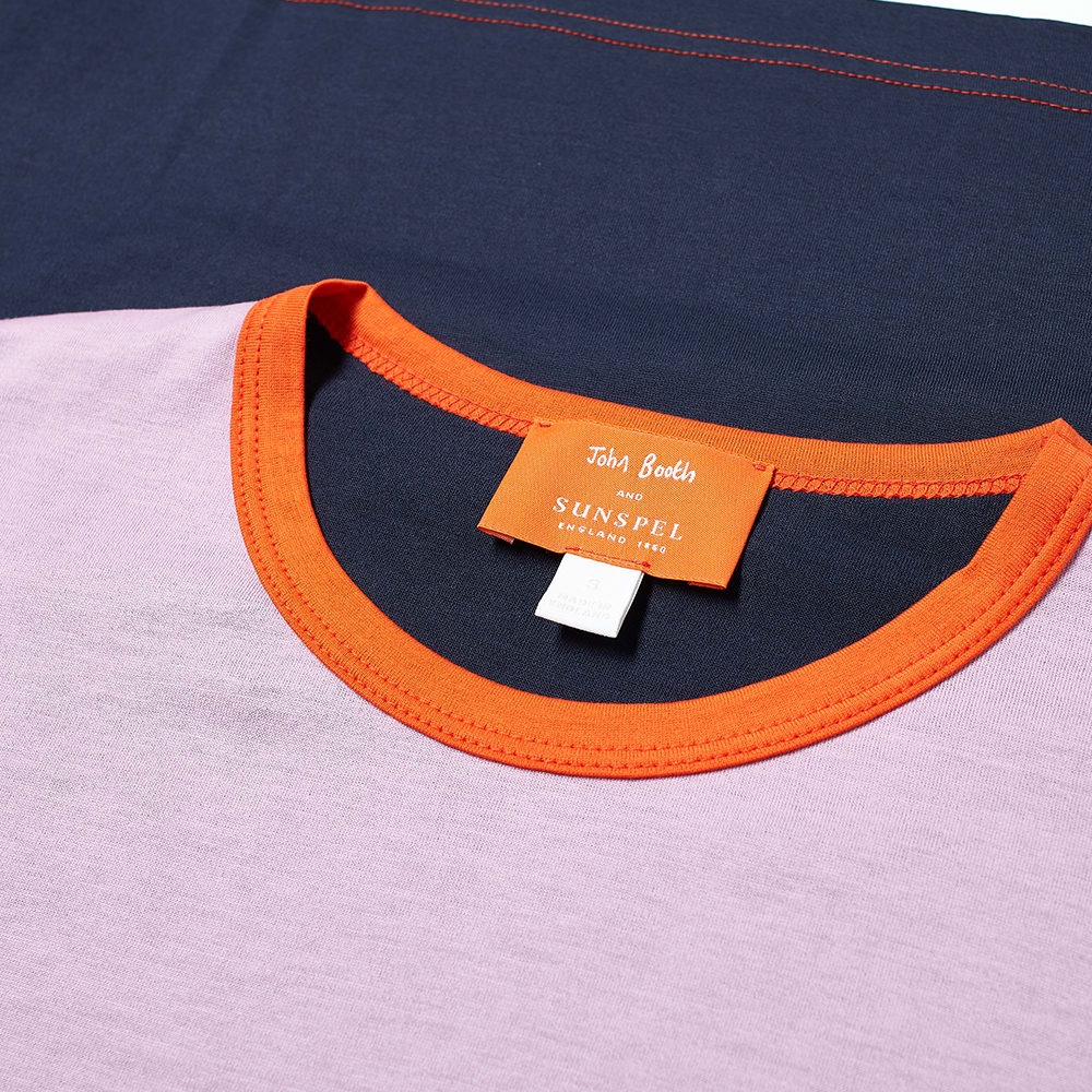 Sunspel x John Booth Colour Block Tee - 2