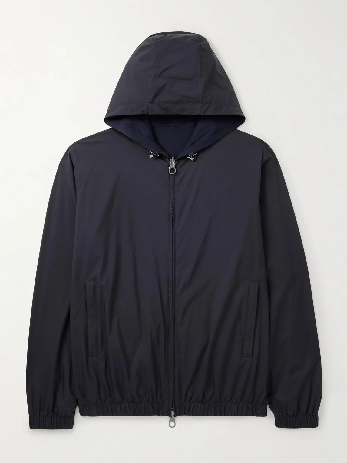 Reversible Storm System® Windmate® Shell and Cashmere Hooded Bomber Jacket - 1