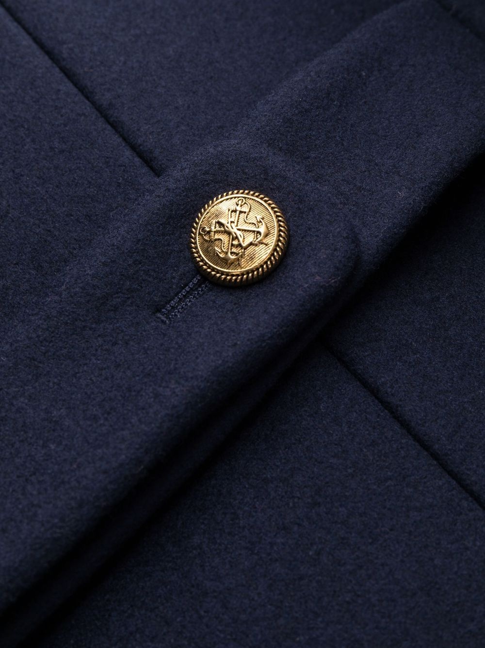double-breasted tailored coat - 7