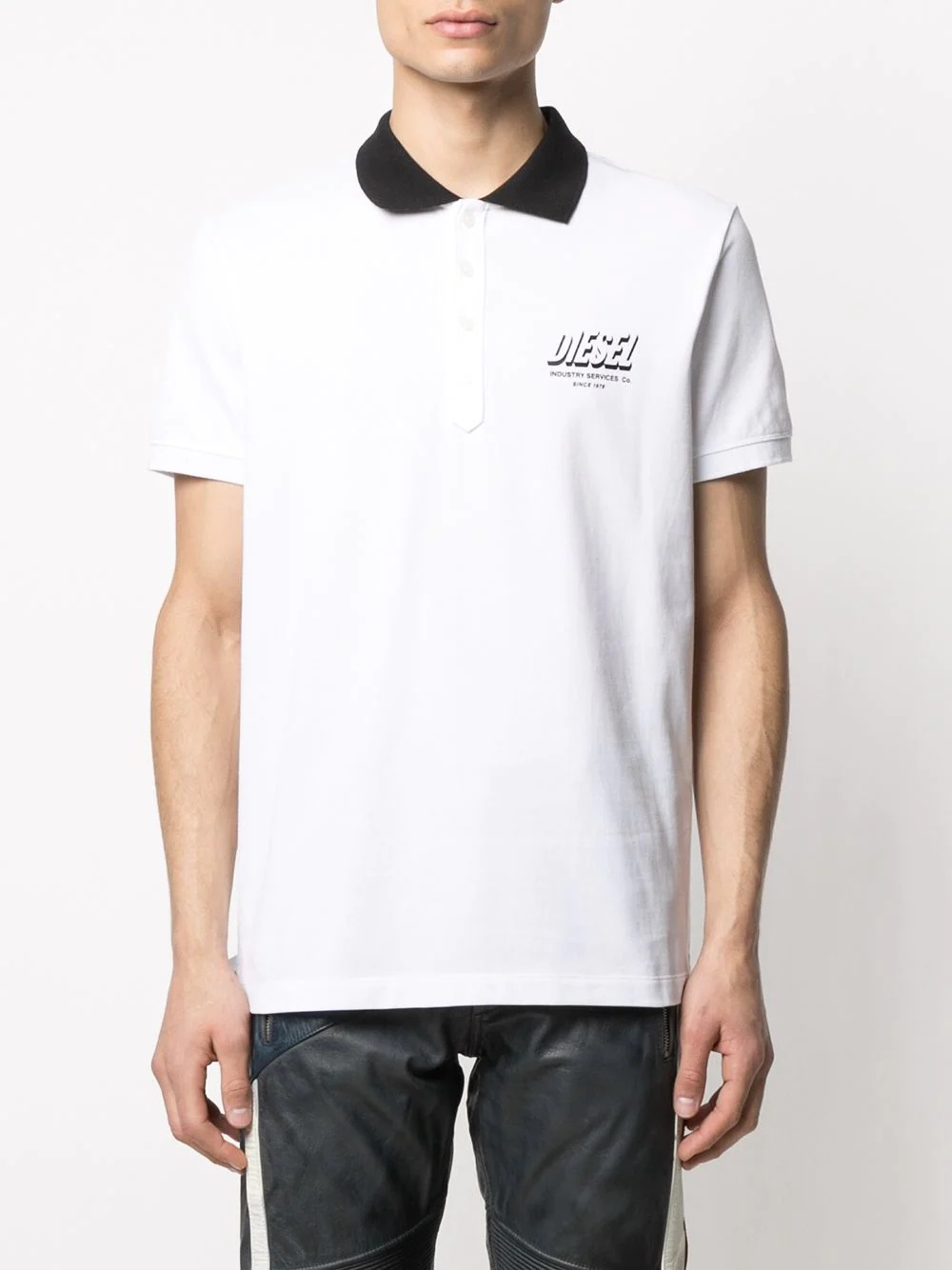 industry print polo shirt - 3