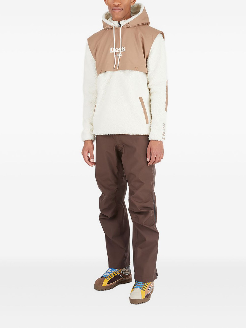 FILA fleece-paneled hoodie outlook