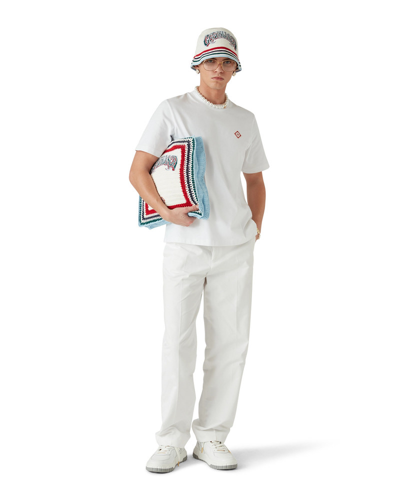 CASABLANCA Diamond Logo Patch T-Shirt | Casablanca Paris outlook