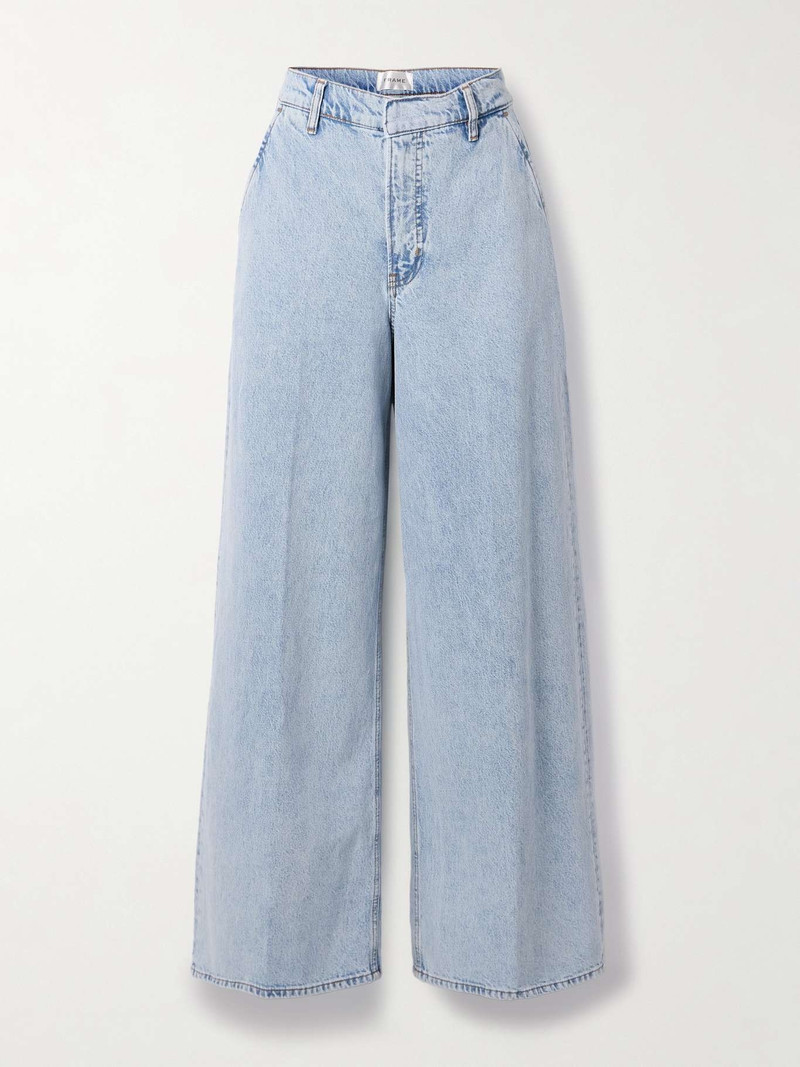 The Wide Trouser high-rise wide-leg organic jeans - 1