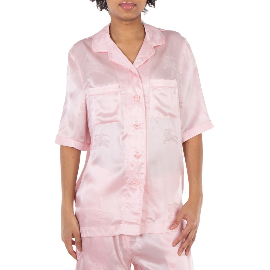Burberry Ekd Jacquard Silk Pyjama Shirt - 3