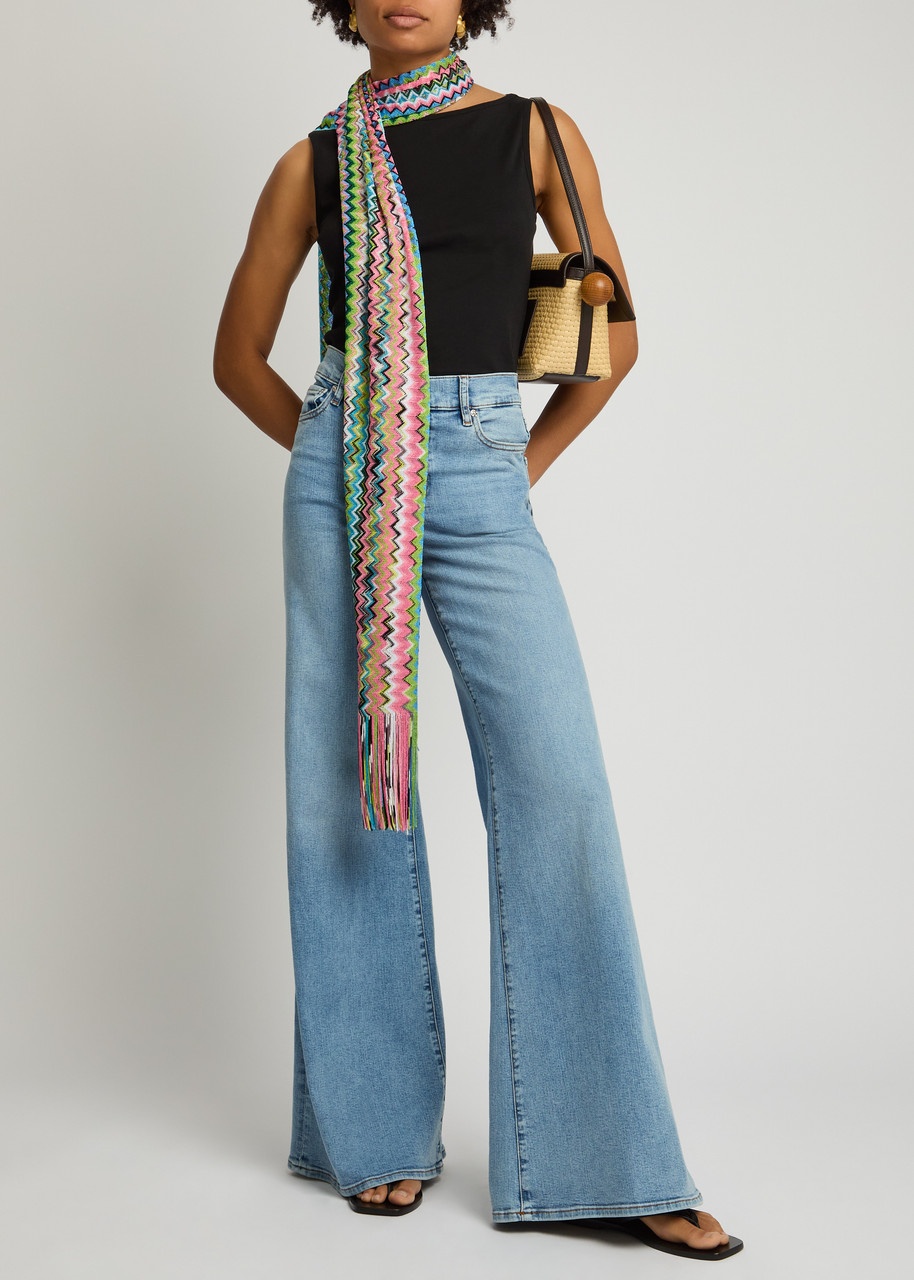 Missoni Zigzag-intarsia Fine-knit Scarf - 2