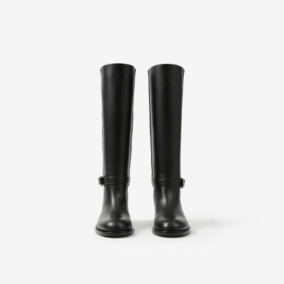 Burberry Leather Boots outlook