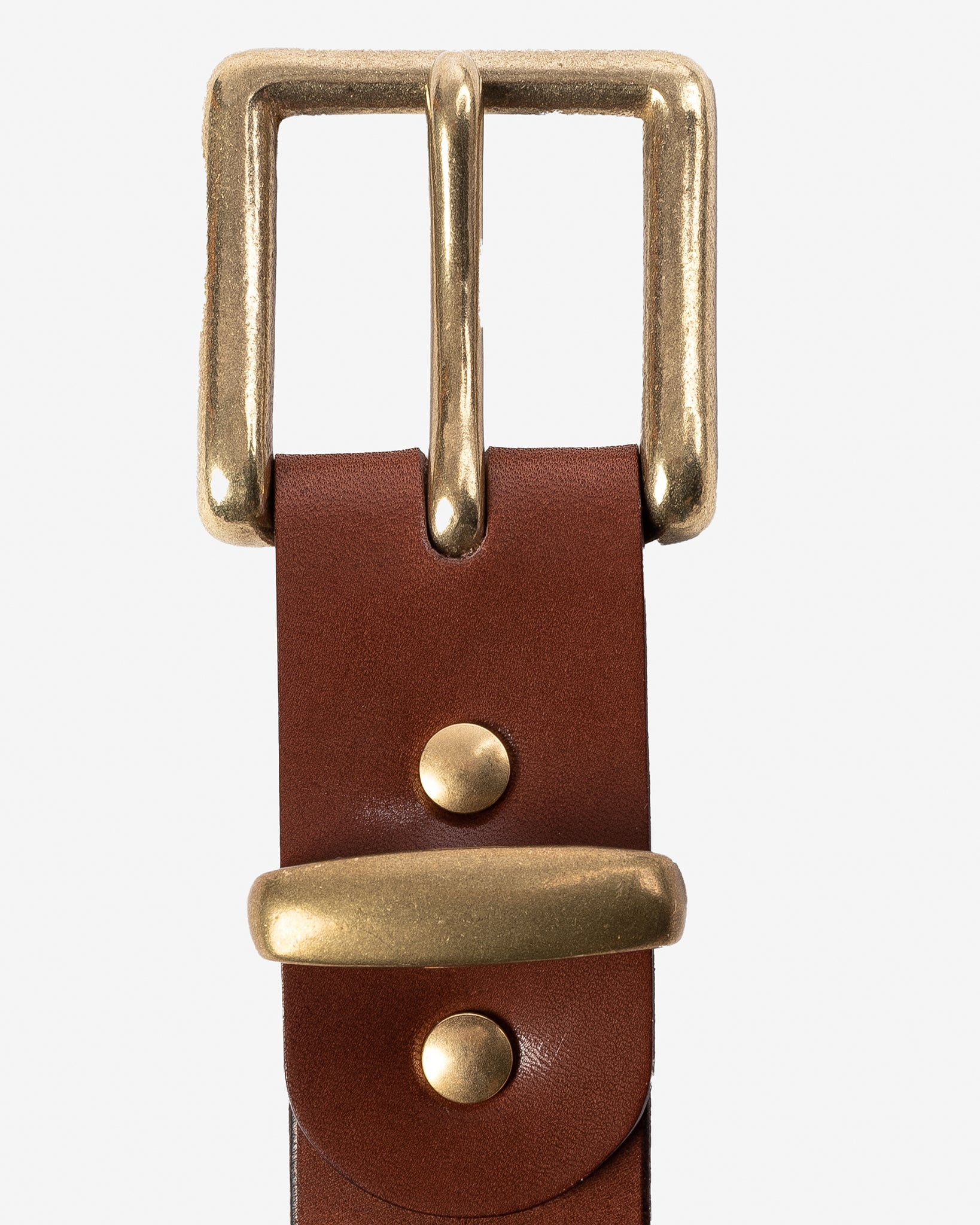 IHB-10-BRN Heavy Duty "Tochigi" Leather Belt - Brown - 7