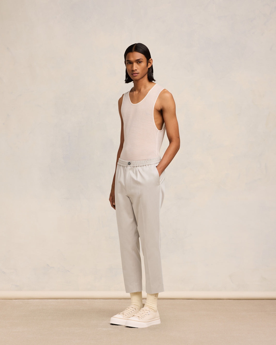 ELASTICATED WAIST TROUSERS - 6