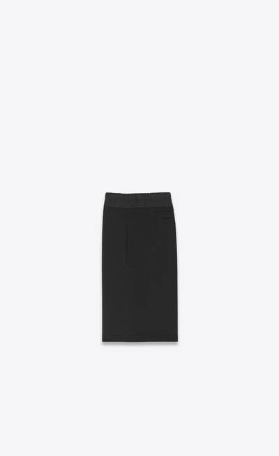 SAINT LAURENT bermuda shorts in fleece outlook