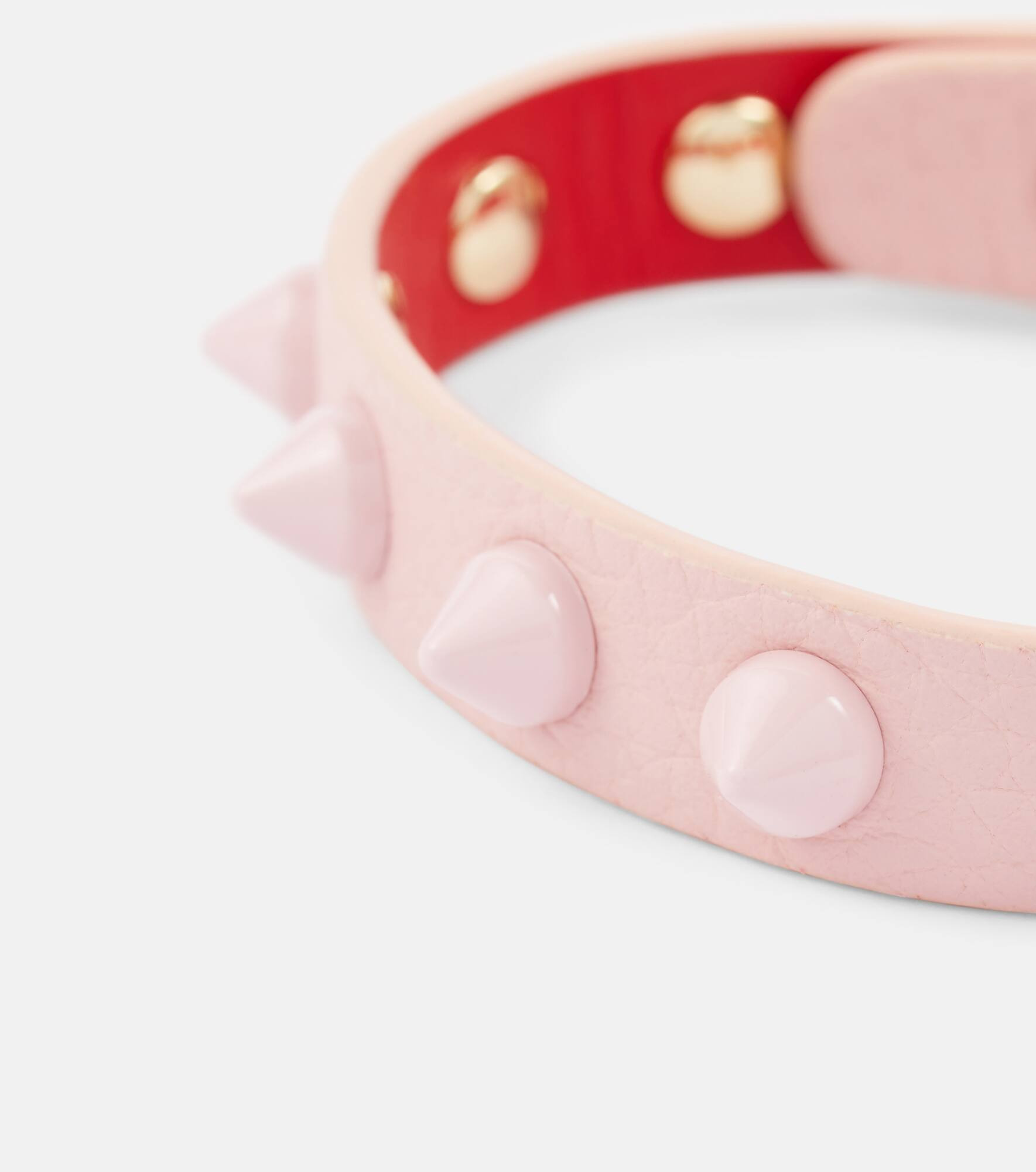 Loubilink studded leather bracelet - 4