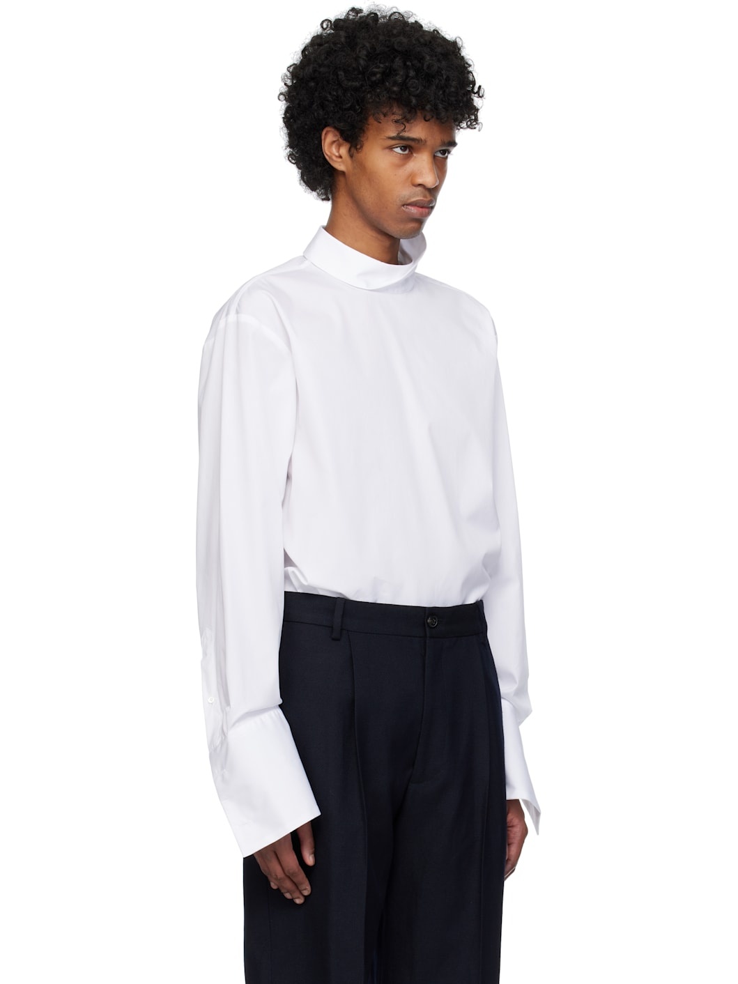 White Turtleneck Shirt - 2