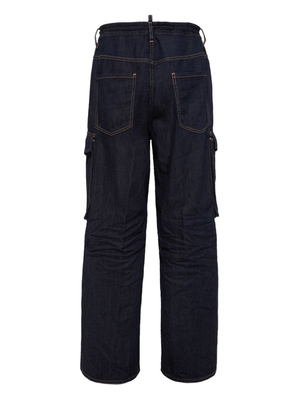 straight-leg cargo jeans - 2