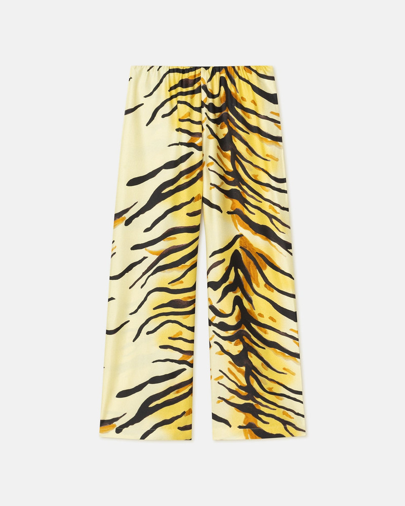 Printed Silk Twill Pants - 1