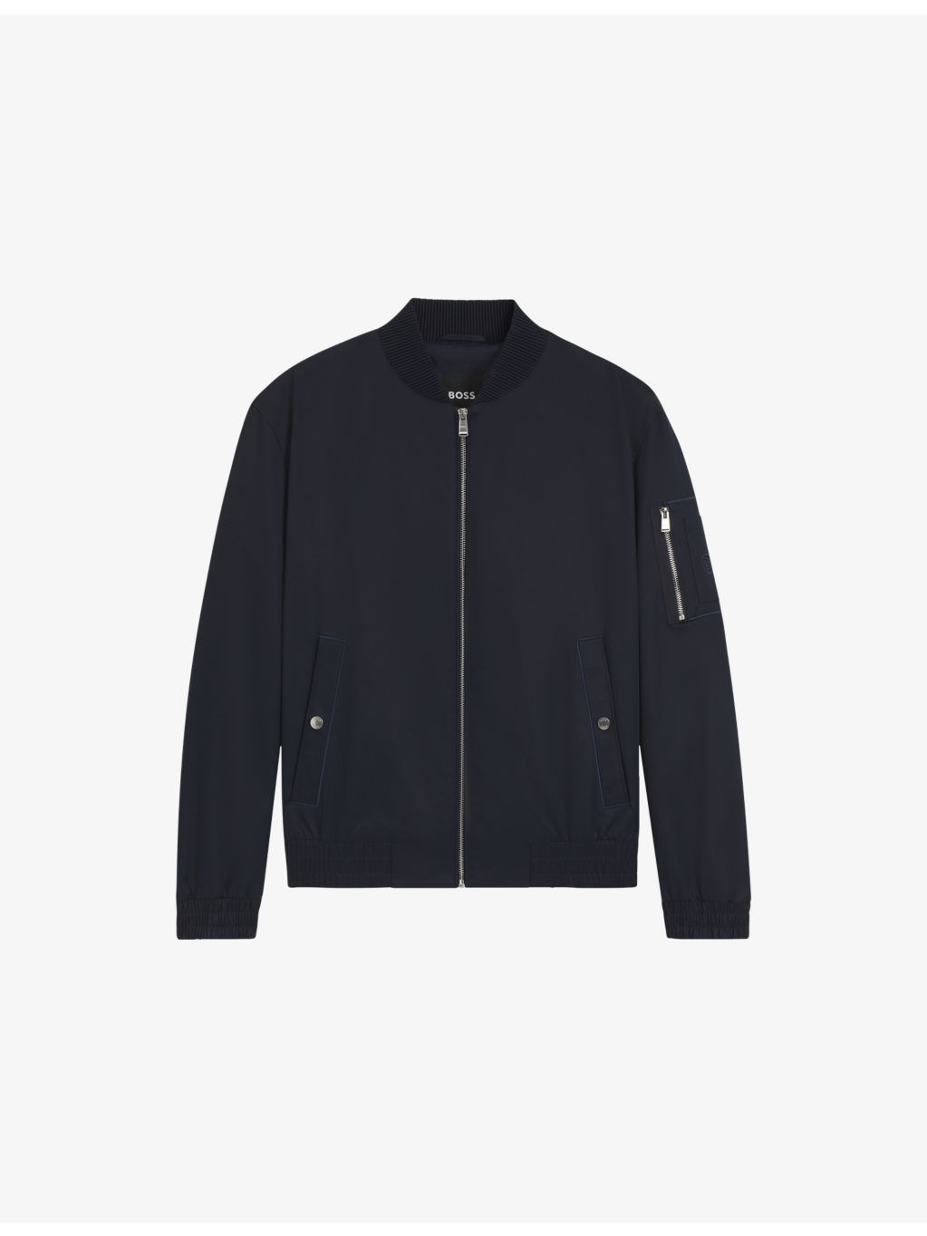 Monogram-Trim Woven Waterproof Jacket - 1