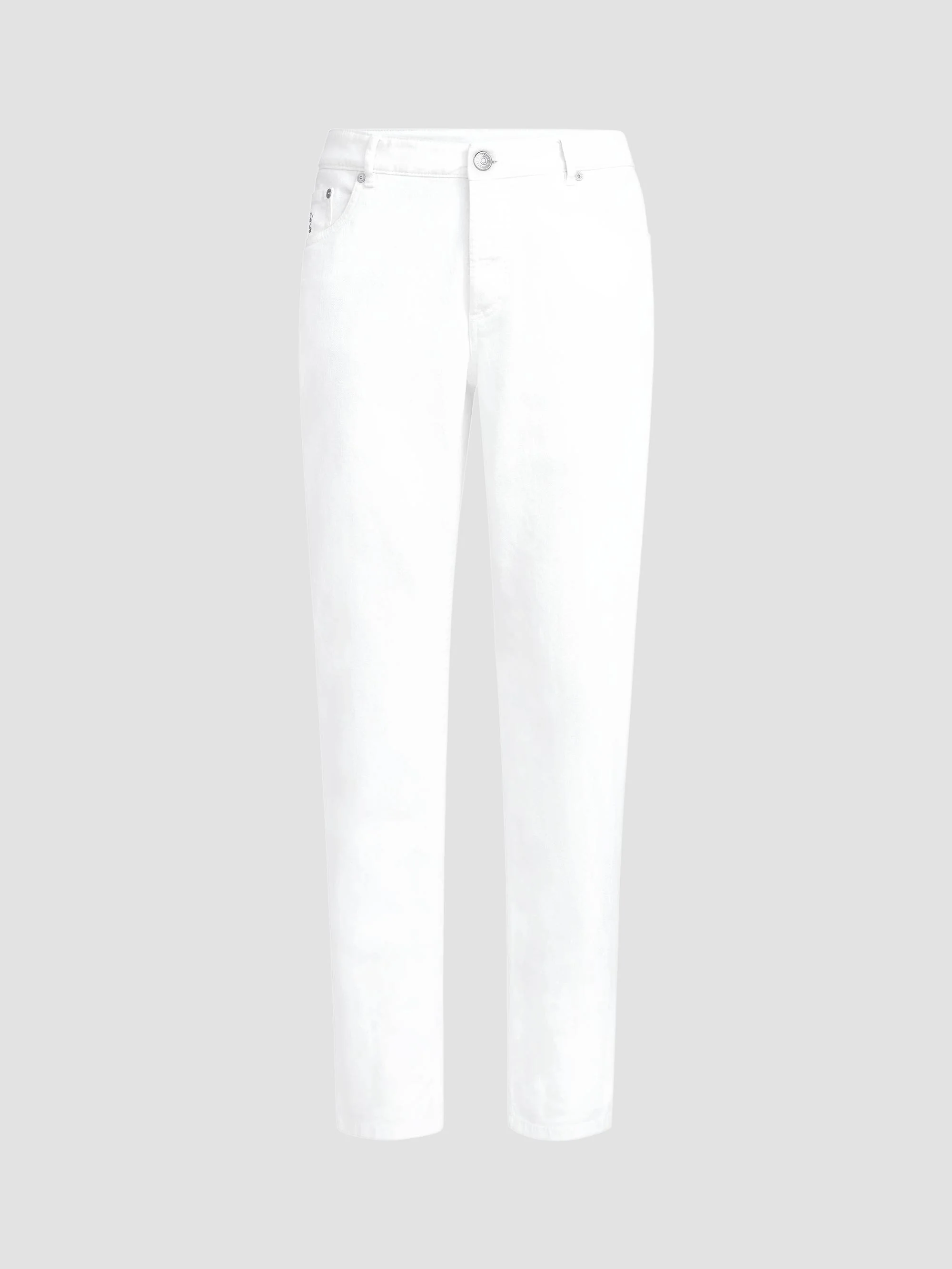Men's Lightweight Denim Traditional Fit Five-Pocket Jeans - Snow - 1