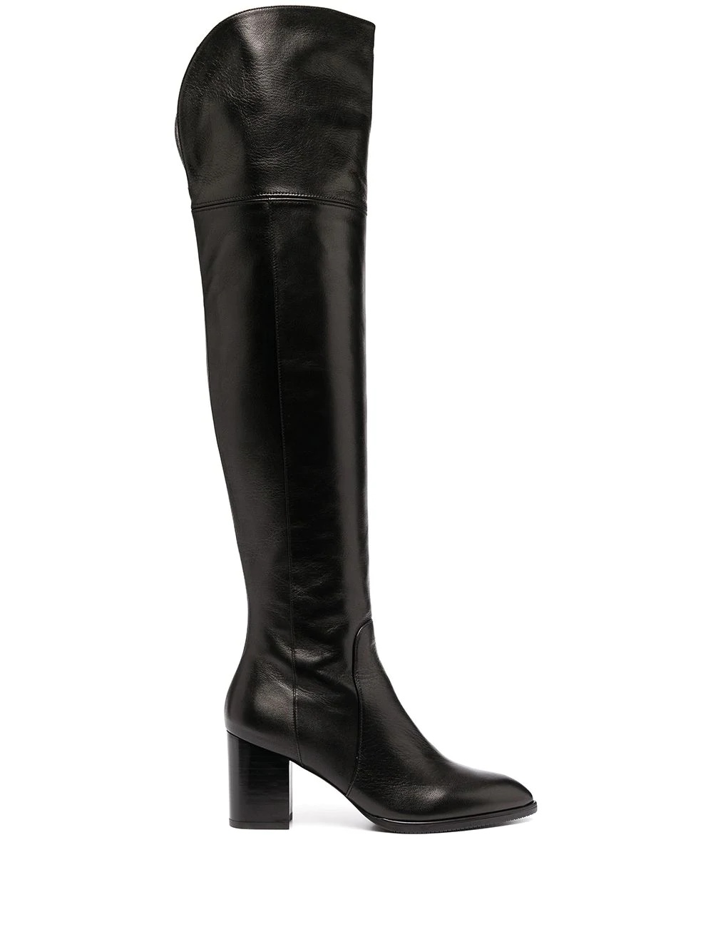 pointed knee length boots - 1