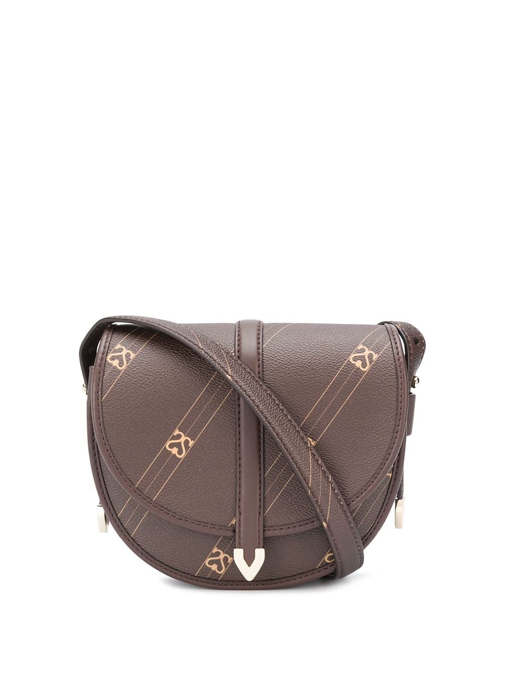 logo print satchel bag - 1