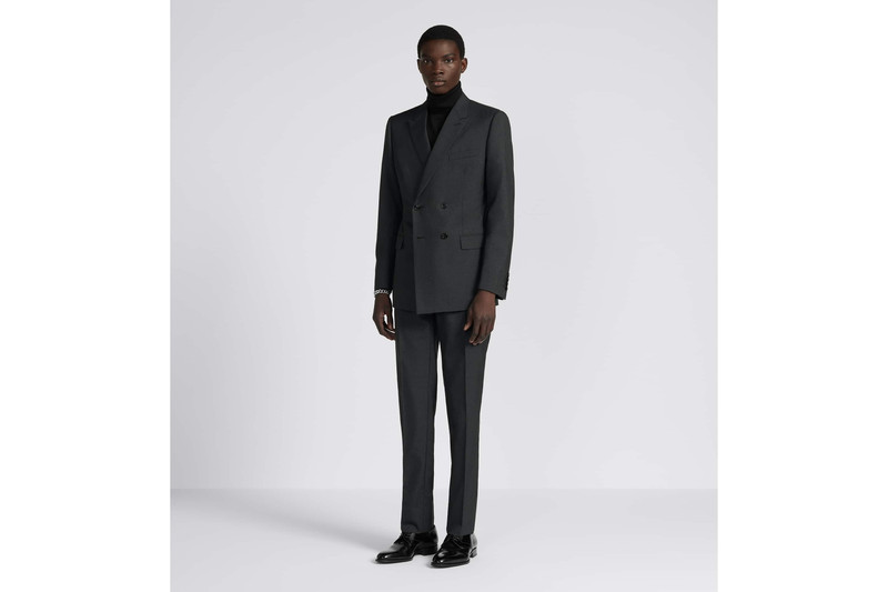 Classic-Cut Double-Breasted Suit 1