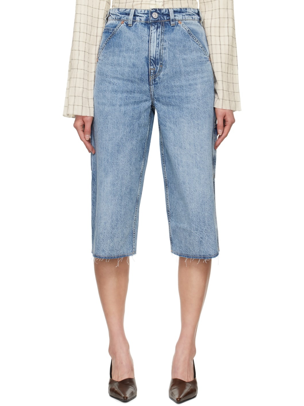 Blue Trade Half Cut Jeans - 1