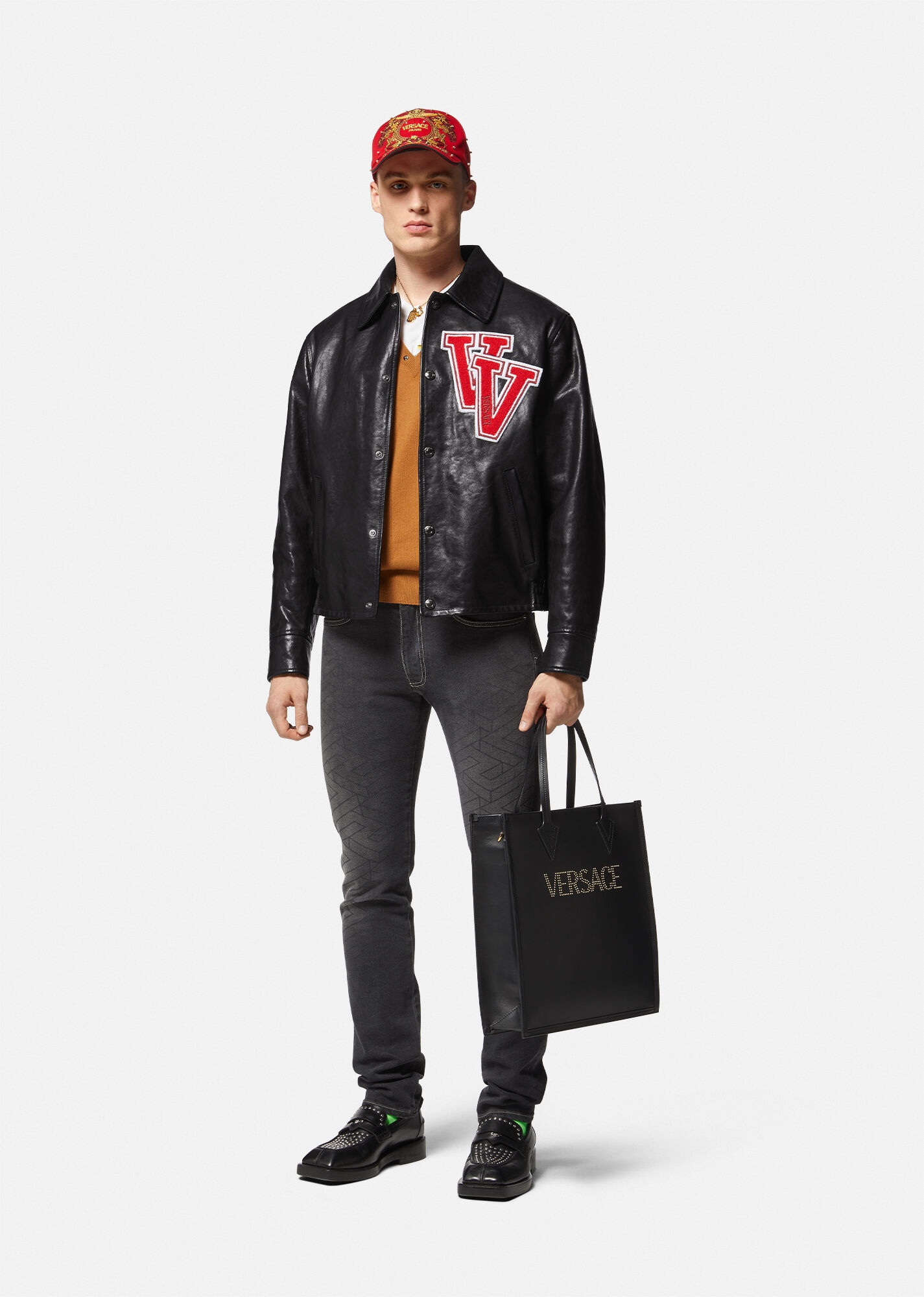 Varsity Leather Jacket - 2