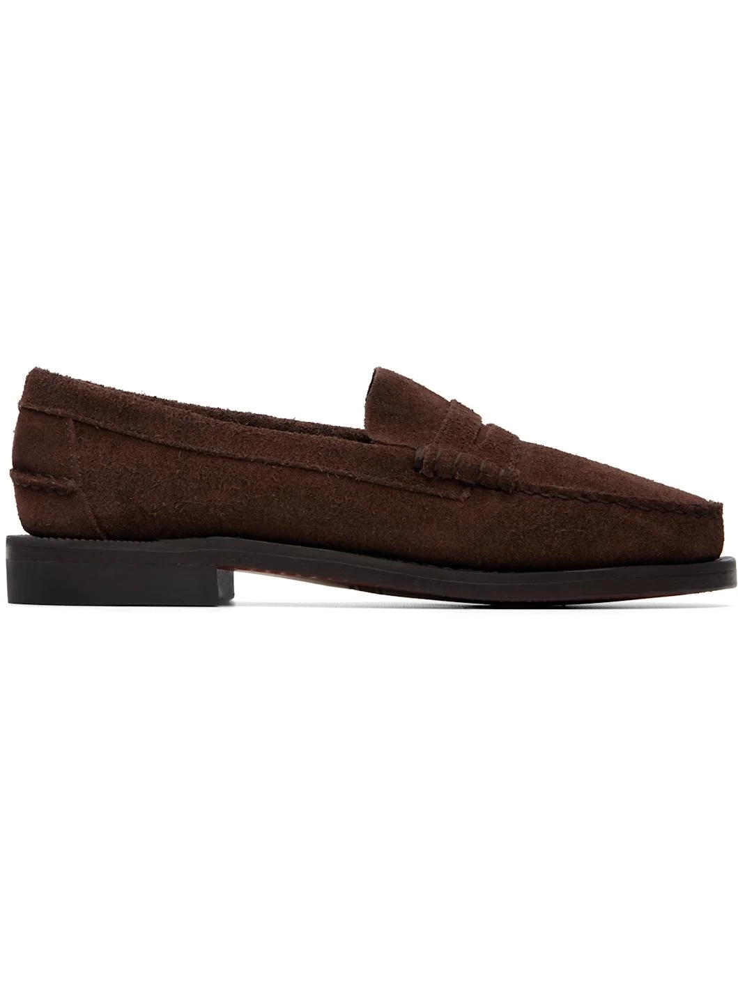 Brown Classic Dan Suede Loafers - 1