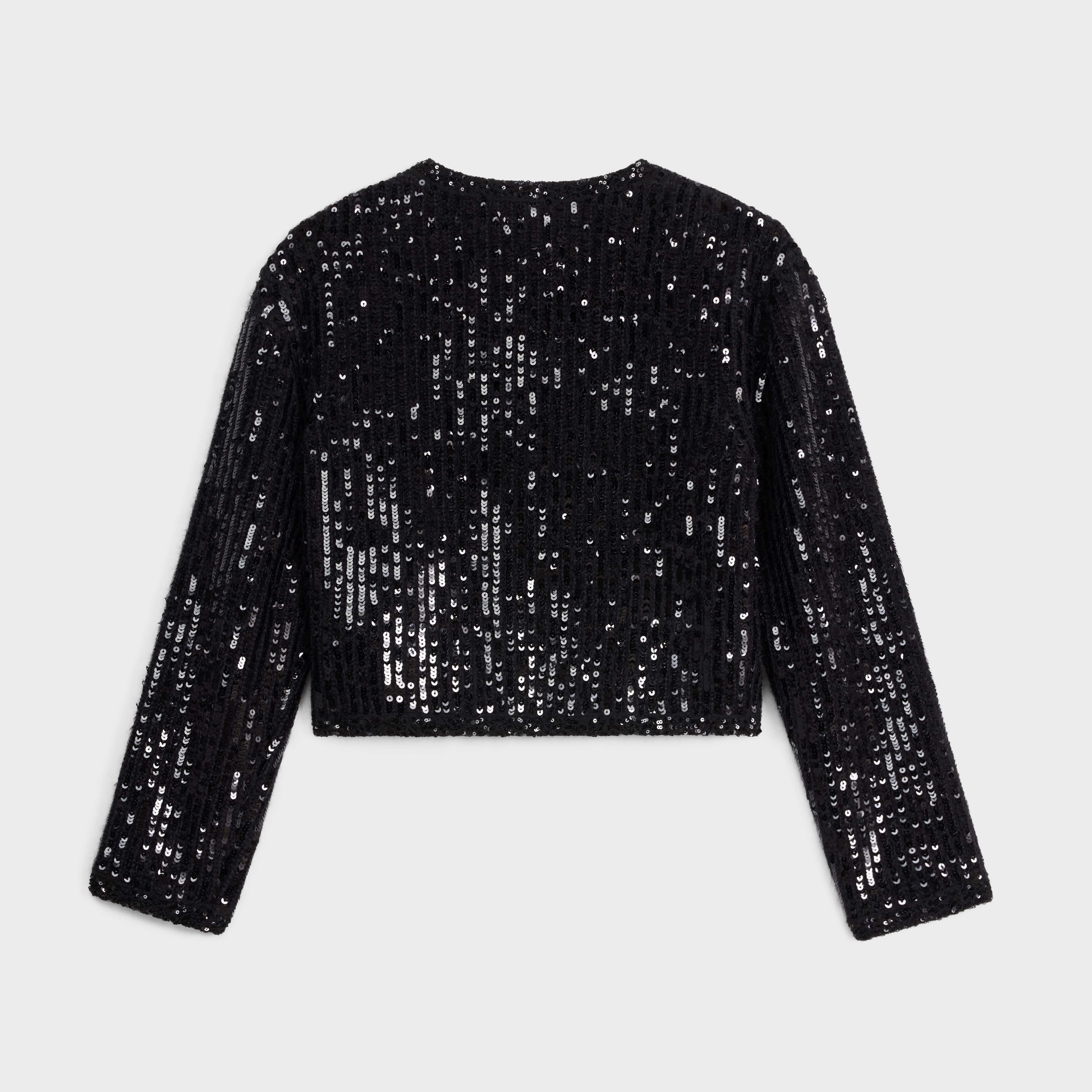 Embroidered cardigan in ribbed mohair - 2