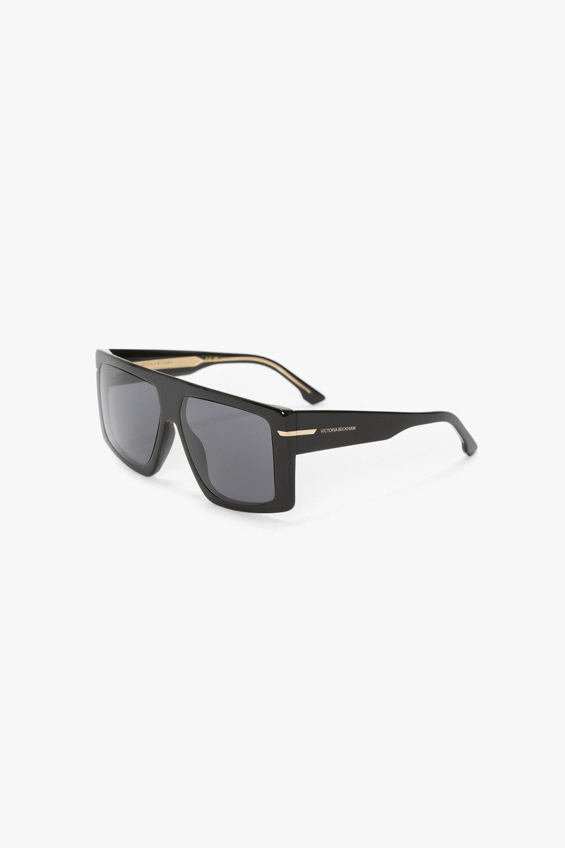 Oversized Flat Top Frame In Black 3
