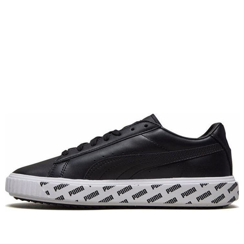 PUMA Breaker Retro Low Top Casual Skate Shoes Unisex Black 369198-01 - 1