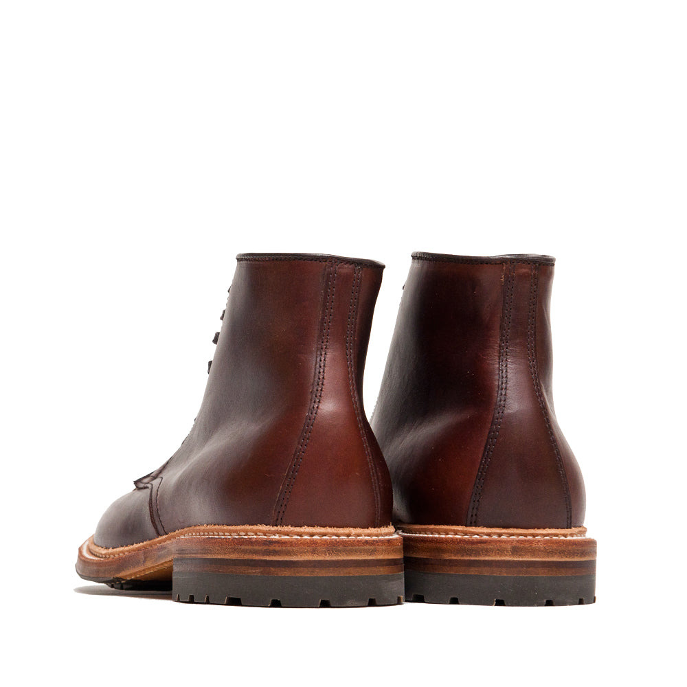 Brown Chromexcel Norwegian Front Blucher Boot With Commando Sole - 4