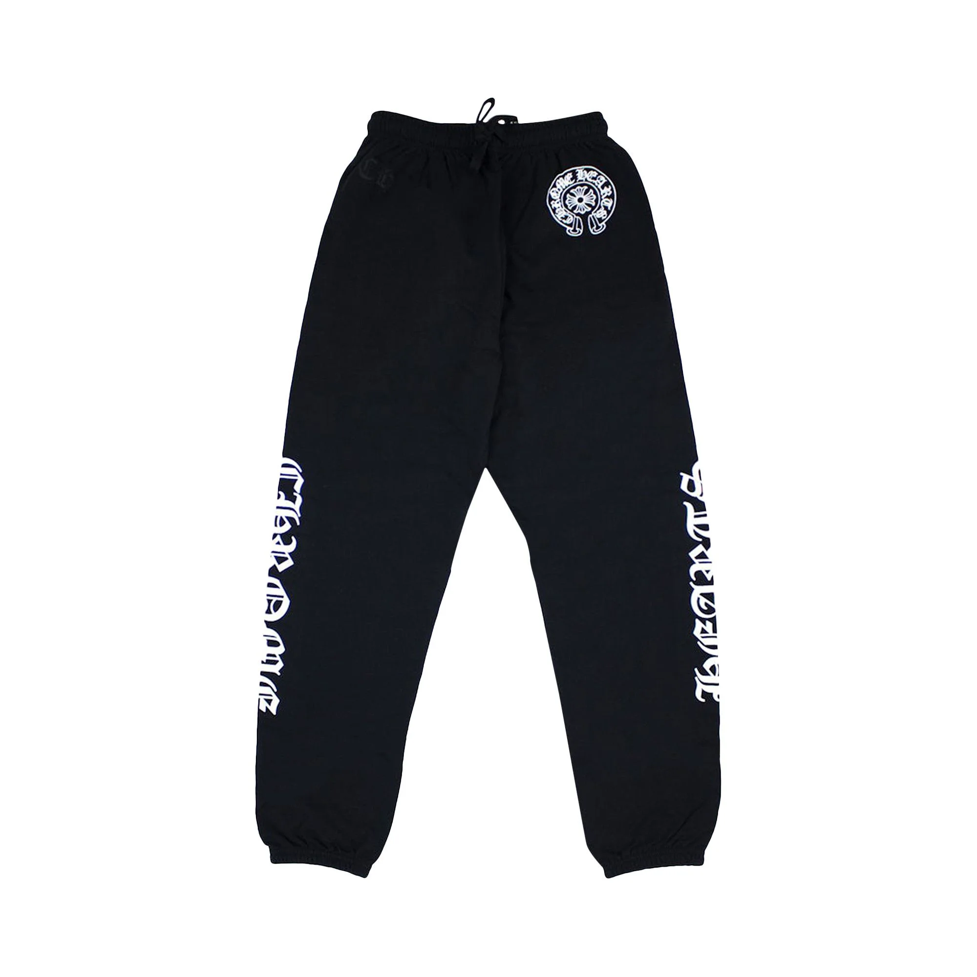 Chrome Hearts Horseshoe Logo Sweatpants 'Black' - 1