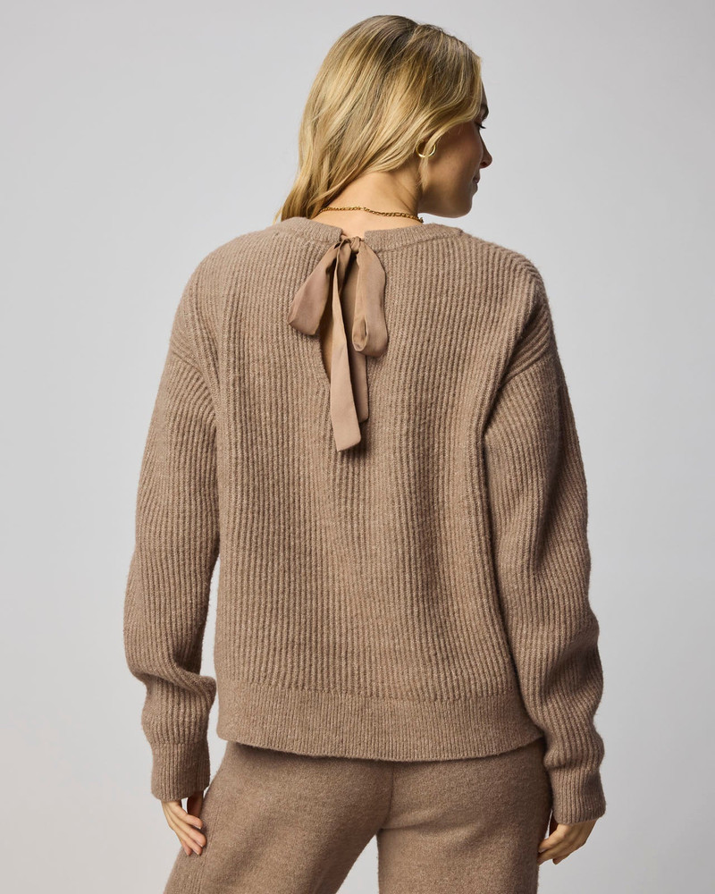 Splendid Stassi Satin Tie Sweater outlook