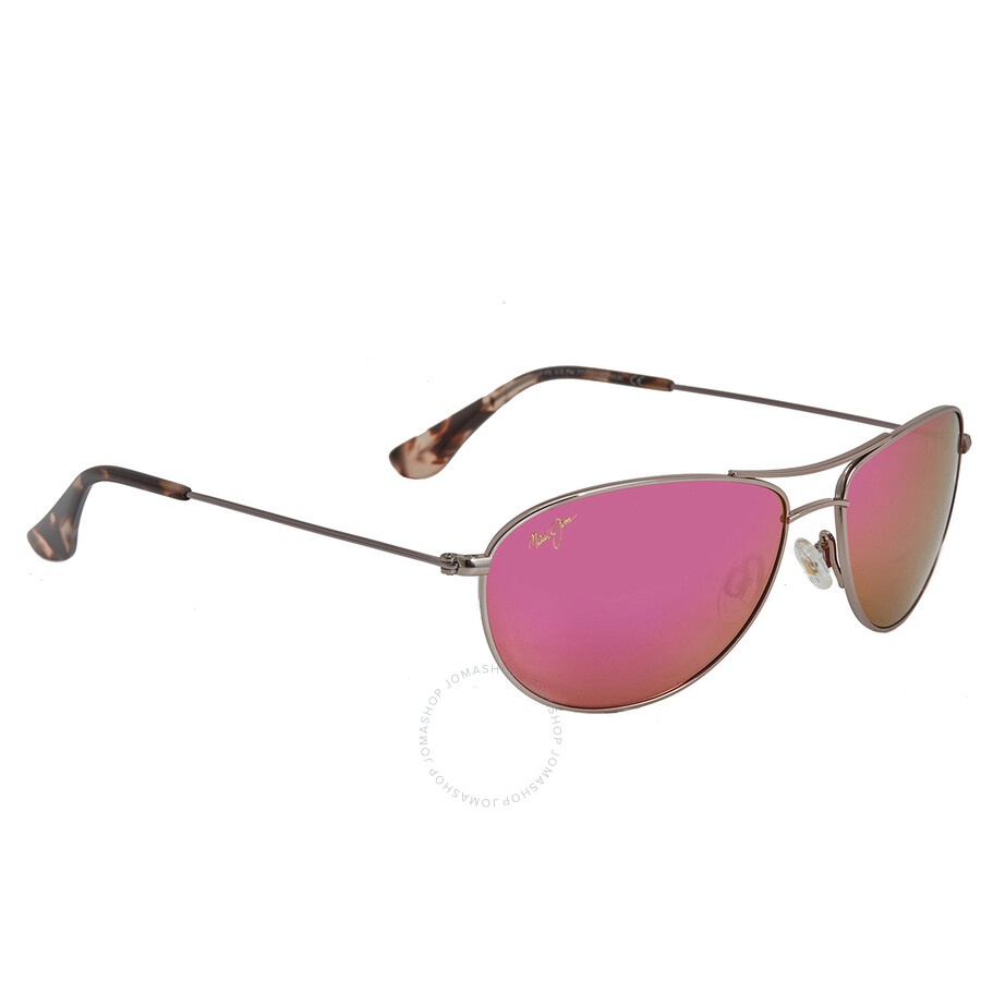 Maui Jim Baby Beach Maui Sunrise Pilot Ladies Sunglasses P245-16R 56 - 2