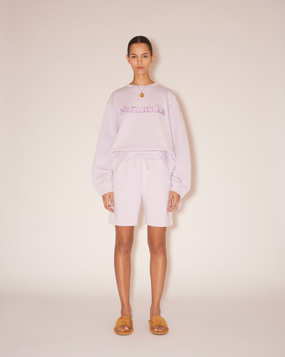 Nanushka DOXXI - Organic cotton shorts - Lilac outlook