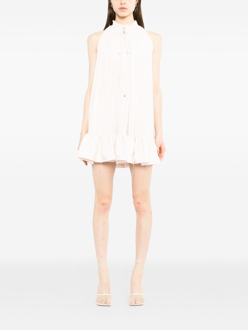 Lanvin ruffled mini dress outlook