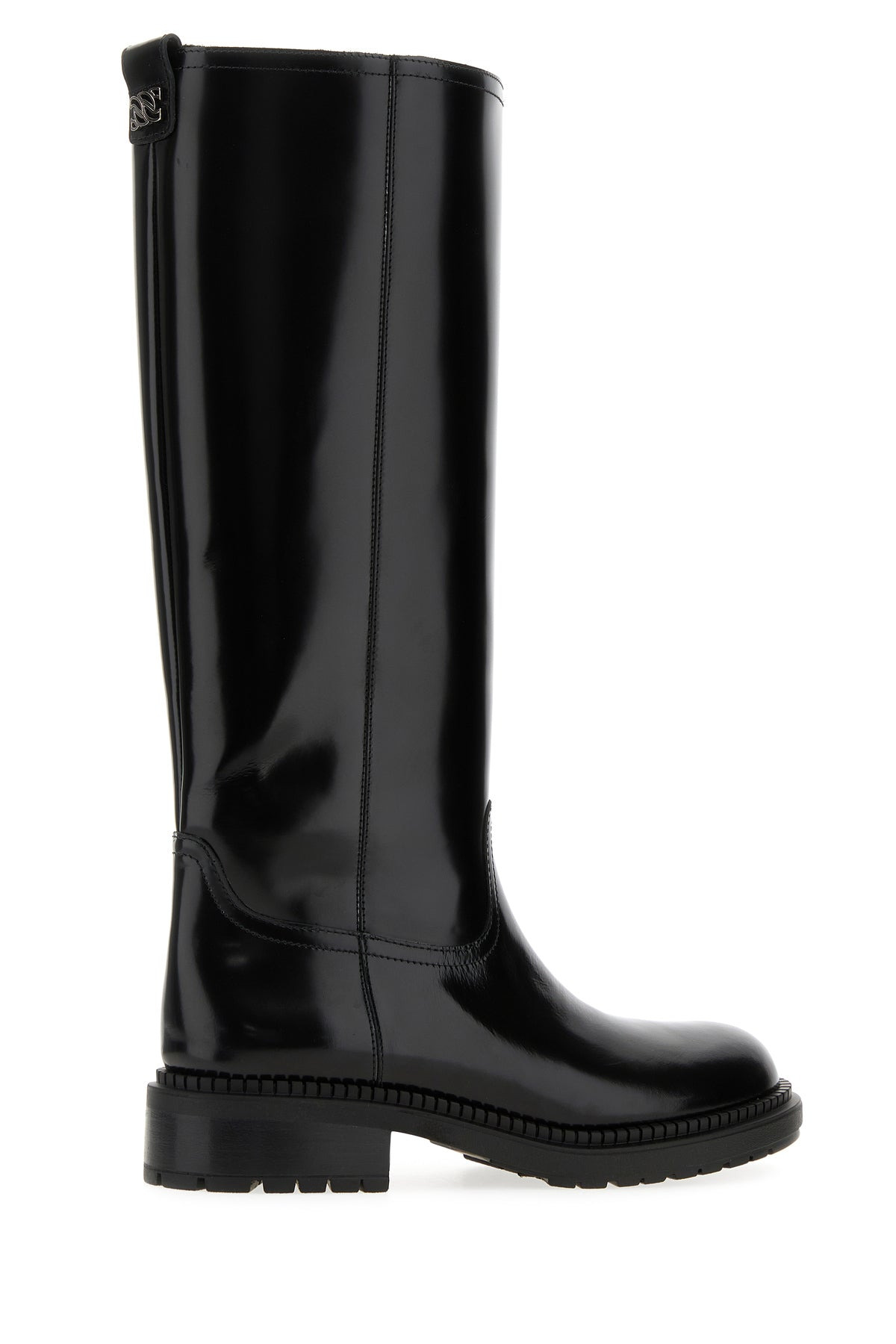 Black leather boots - 3